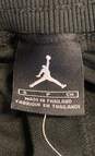 NWT Jordan Mens Black Elastic Waist Pull-On Athletic Track Pants Size Small image number 6