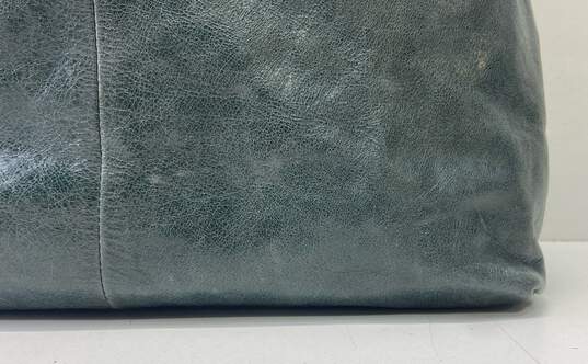 Gianni Chiarini Green Leather Shoulder Tote Bag image number 7