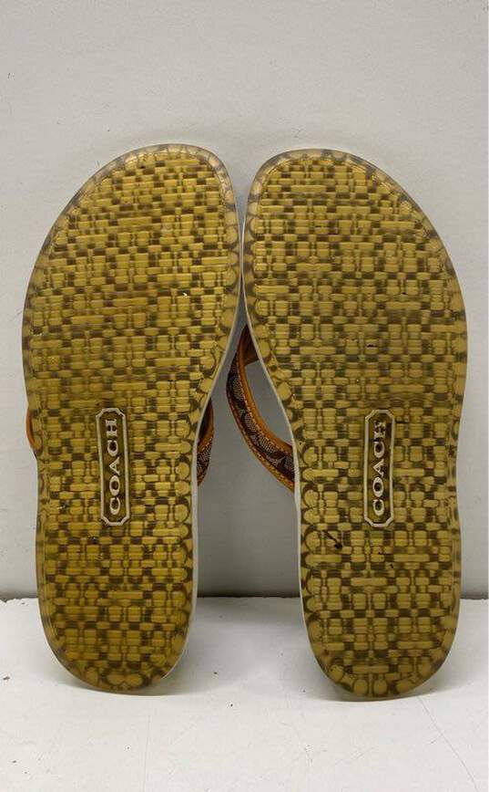 COACH Latrice Thong Slide Sandals Shoes Size 6.5 M image number 5