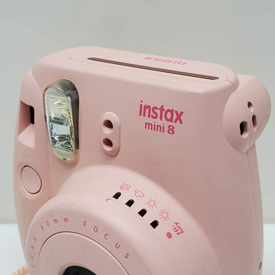 Fujifilm Instax Mini 8 Light Pink 60mm Focus Range .6m Lens image number 2