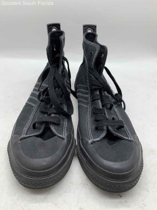 Diesel, Men black shoes size 10.5. image number 3