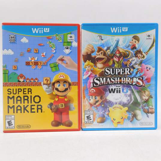 Nintendo Wii U Console w/ Gamepad Smash Bros. Mario Maker image number 10