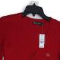 NWT 7th Avenue New York & Company Womens Red Cardigan Sweater Size XS image number 3