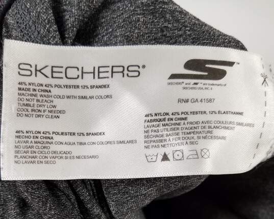 Buy the Skechers Women Gray Athletic Leggings