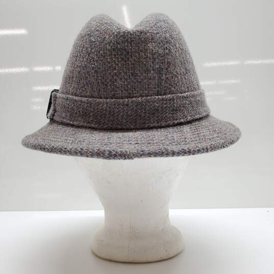 MEN'S PENDLETON GREY VIRGIN WOOL FEDORA SIZE 7 1/4 11.5x10x7in image number 3