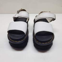 Dr. Martens White Strappy Platform Sandals Size 7