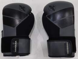 Hayabusa S4 Black & Gray Boxing Gloves Size Small