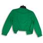NWT Talbots Womens Green Long Sleeve Open Front Cardigan Sweater Size Medium image number 2
