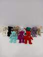 Bundle of 10 Vintage Beanie Baby Beanbag Plush Toy Bears image number 1