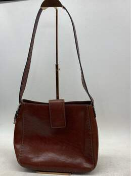 Fossil Vintage Brown Leather Shoulder Bag - Classic and Stylish