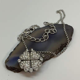 Designer Brighton Silver-Tone Heart Shape Magnetic 4 In 1 Pendant Necklace