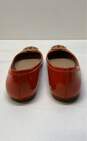 Tory Burch Reva Patent Leather Ballet Flats Orange 7.5 image number 4