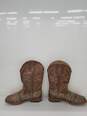 Women's Roper Brown/gold Shimmer Animal Print Boots Size-7 New image number 2