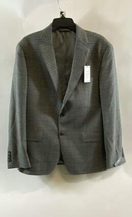 NWT Hart Schaffner Marx Mens Gray Long Sleeve One-Piece Suit Jacket Size 42R