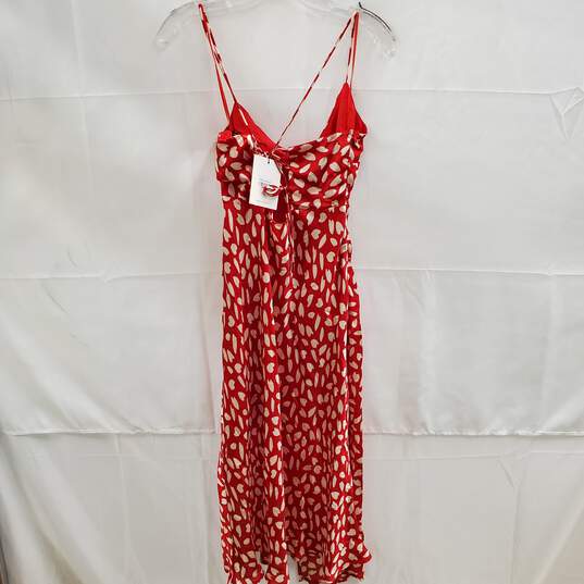 Hello Molly Red/White Sleeveless Dress NWT Size 8 image number 3