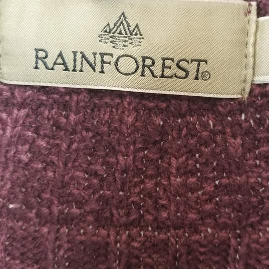 Rainforest Men Sweater Burgundy S image number 3