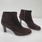 Stuart Weitzman Women's Brown Suede Ankle Boots Size 10 AUTHENTICATED image number 5
