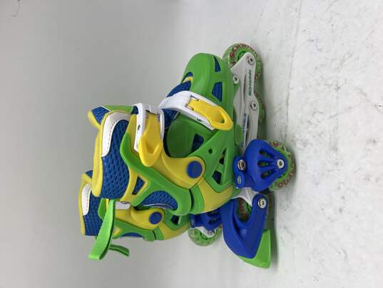 Buy the Schwinn Kids Green Blue Mesh Inline Skates Size 11J-1 HQ