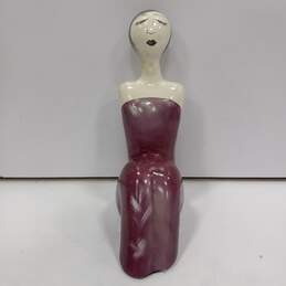 Mexico-Made Ceramic Woman Sculpture alternative image