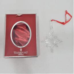 Waterford Crystal 2008 Annual Snowstar Christmas Tree Holiday Ornament IOB