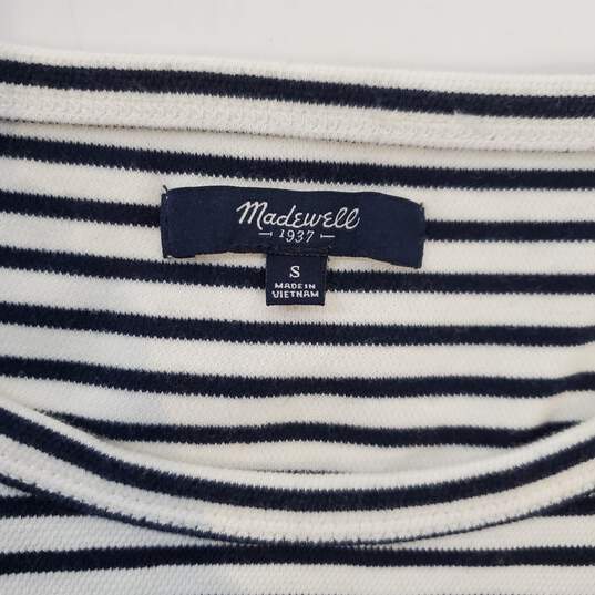 Madewell Striped Short Sleeve Dress Size S image number 3