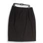 NWT Eileen Fisher Womens Black Flat Front Pull-On Straight & Pencil Skirt Sz 1X image number 2