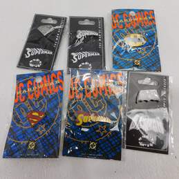 DC Comics Superman & Batman Pins  Lot