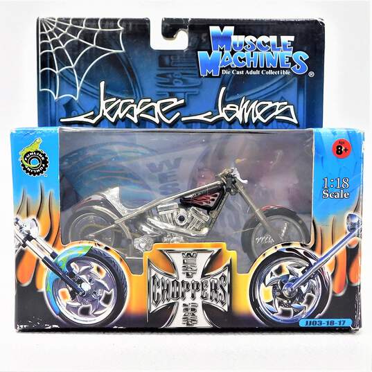 West Coast Choppers Muscle Machines Jesse James El Diablo II Motorcycle Model image number 4