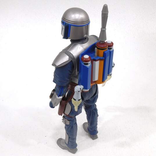 Star Wars Attack of the Clones Jango Fett 12" Figure NOT COMPLETE 2002 Hasbro image number 3