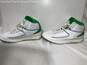 Nike Jordan White & Green Athletic Shoe Men 10.5 image number 2