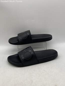 Authentic Salvatore Ferragamo Mens Black Sandals Size 11
