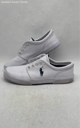 Polo Mens White Tennis Shoes Size 10