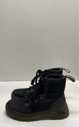 Dr. Martens Combs Black Canvas Combat Boots Women's Size 6