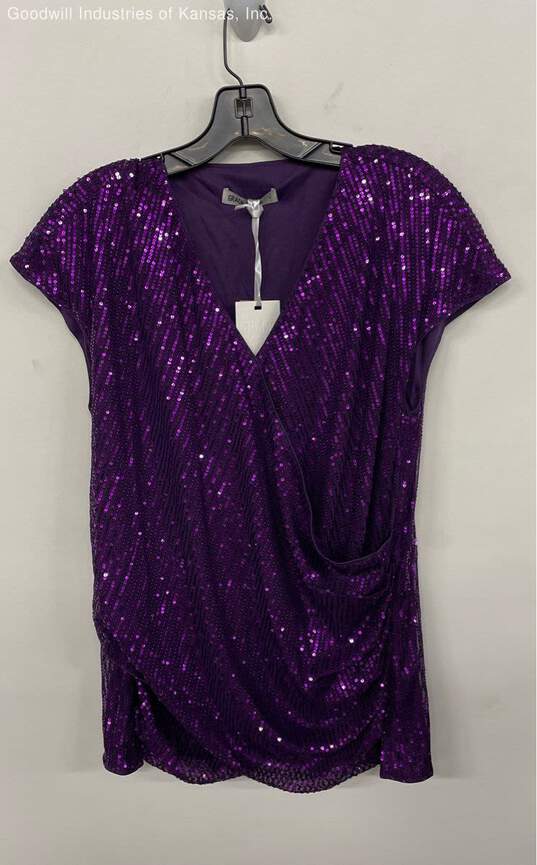 Grace Karin Purple T-shirt - Size XL image number 1