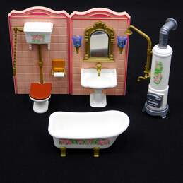 Playmobil 5324 Bathroom for Victorian Mansion Dollhouse 5300 Vintage alternative image