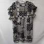 Amanda Uprichard Black & White Print Oversized T-Shirt Size S image number 2