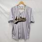 Russel Athletic Houston Astro's Gray Striped Jersey Size XL image number 1