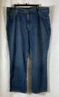Carhartt Mens Blue Medium Wash 5-Pocket Design Denim Straight Jeans Size 42X30 image number 1