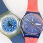 2 - VNTG Unisex Multi Color Swatch Swiss Analog Quartz Watches image number 1