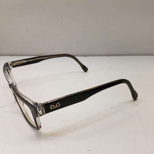 Dolce & Gabbana Black Rectangle Eyeglasses image number 4
