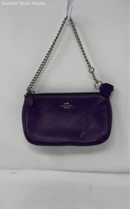 Coach Womens Purple Small Wallet