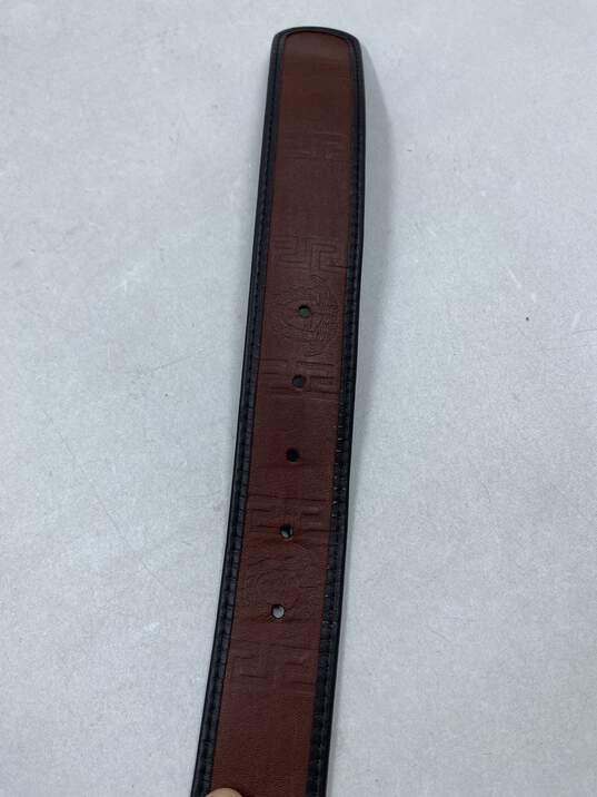 Authentic Versace Brown Leather Belt image number 5