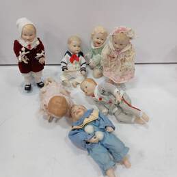 Lot of Assorted Porcelain Dolls alternative image