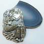 Vintage 835 Silver Two Tone Cleopatra Pendant Brooch 13.8g image number 1
