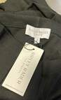 NWT Ripley Rader Womens Black Rib Flat Front Flared Leg Pull-On Dress Pants Sz 2 image number 3