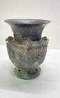 Oriental Bronzeware11.5 inch Tall Archaistic Vessel Decorative Metal Vase image number 2