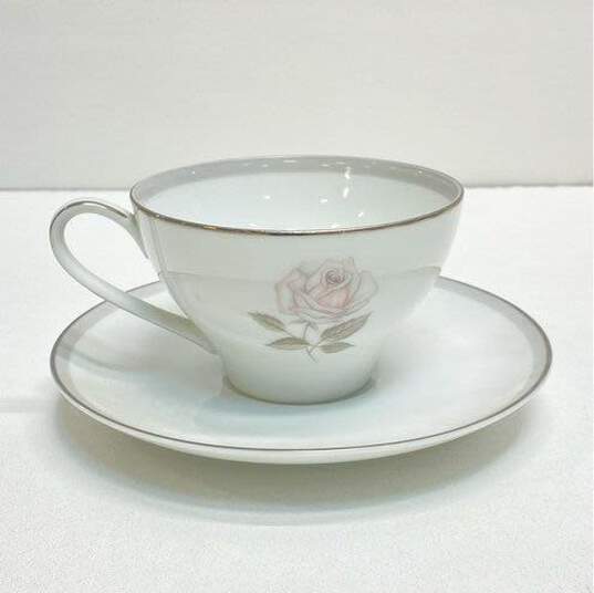 Noritake Horizon Porcelain Tea Cups and Saucers Fine China 8 Pc. Set image number 2