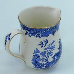 Burleinch Ware, Willow, Burslem England, Made In England,pitcher, Blue /white alternative image