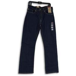 NWT Levi Strauss & Co. Mens Blue Denim Slim Fit Bootcut Jeans Size 32/30
