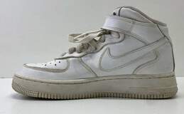 Nike Air Force 1 Mid (GS) White Sneaker Casual Shoes Women's Size 6.5 alternative image